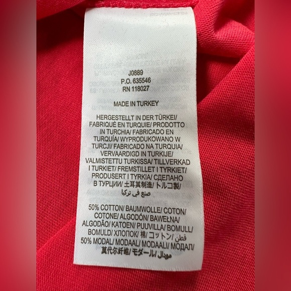 Boden High Neck Crew Tank Top Size 10 Pink Cotton Blend - Picture 8 of 9